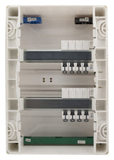 Coffret électrique pré-équipé 26 modules 2 rangées - 2x10A + 2x16A + 3x20A + 1x32A + 2 ID 40A - Novelec