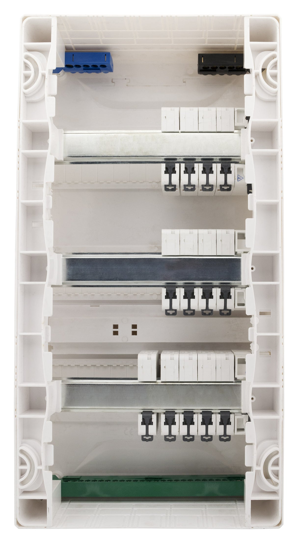 Coffret électrique pré-équipé 39 modules 3 rangées 3x10A + 5x16A + 4x20A + 1x32A + ID 40A/63A - Novelec