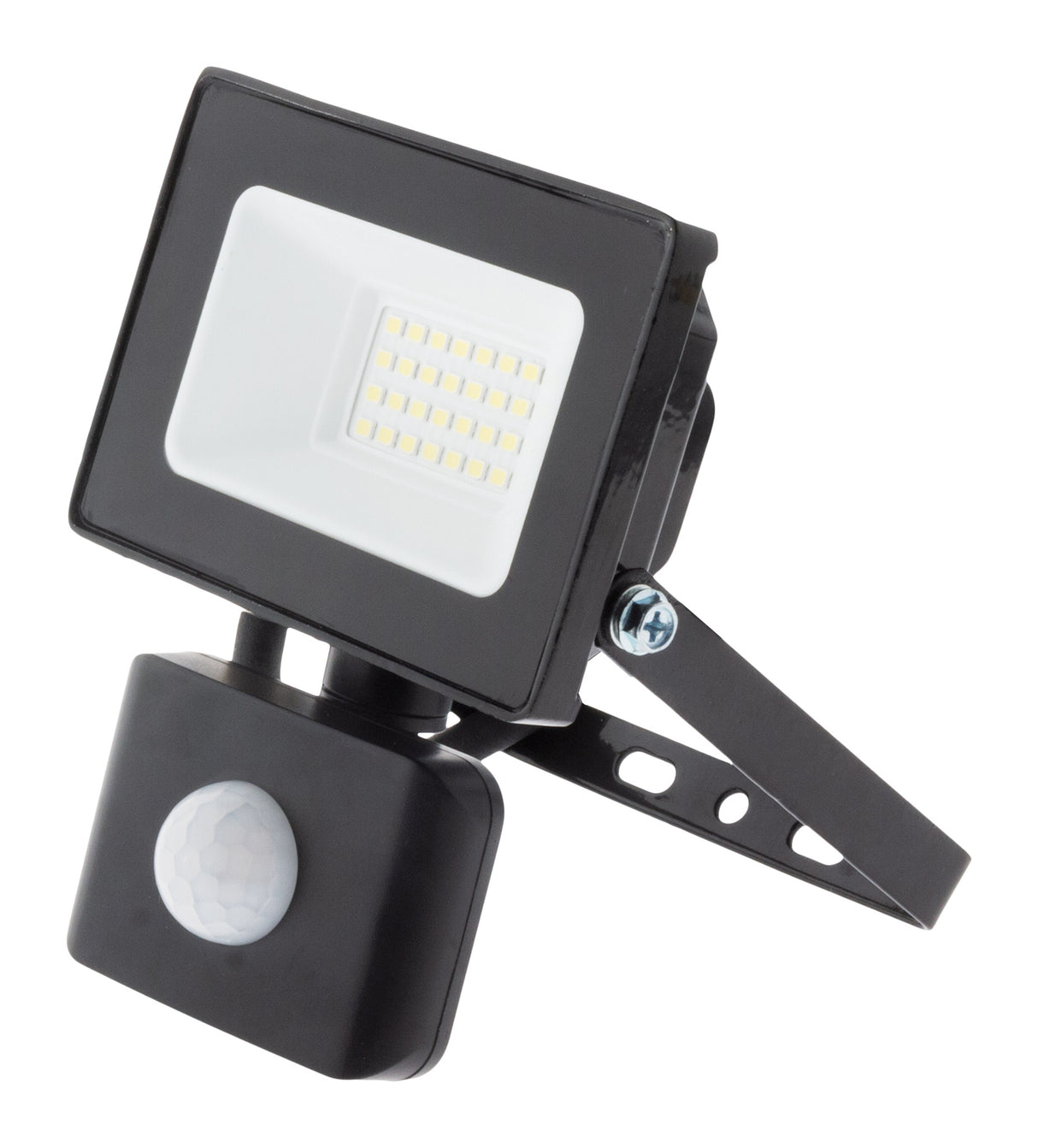 Projecteur LED de chantier - Technologie Sensor - 20W 2000lm IP44 6500K - Noir - Zenitech
