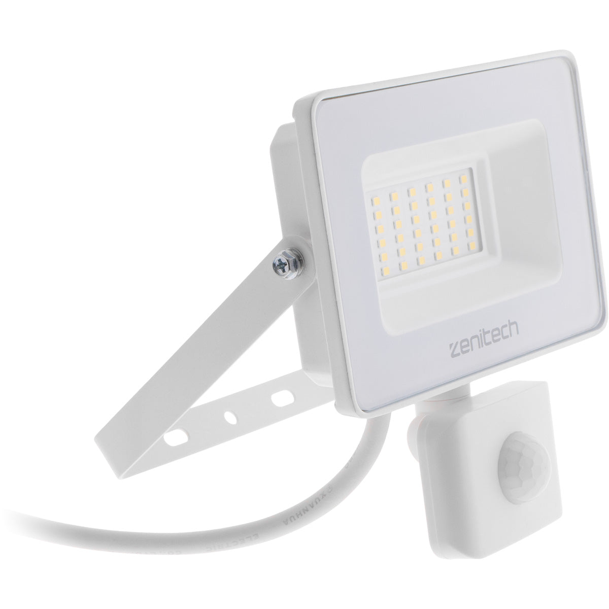 Projecteur LED de chantier - Technologie Sensor - 30W 3000lm IP44 6500K - Noir - Zenitech