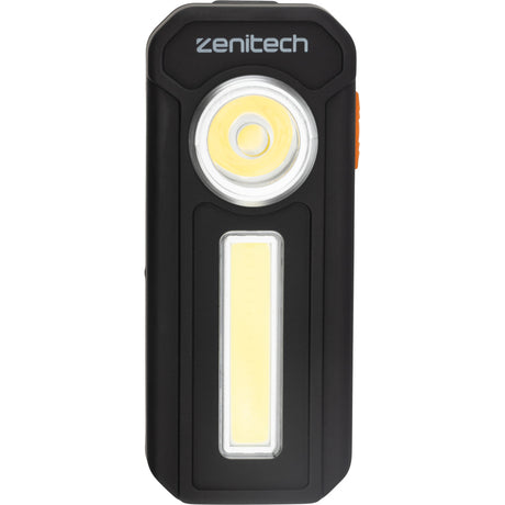 Lampe de poche LED/COB - 300lm - avec piles - Zenitech