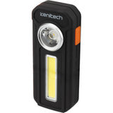 Lampe de poche LED/COB - 300lm - avec piles - Zenitech