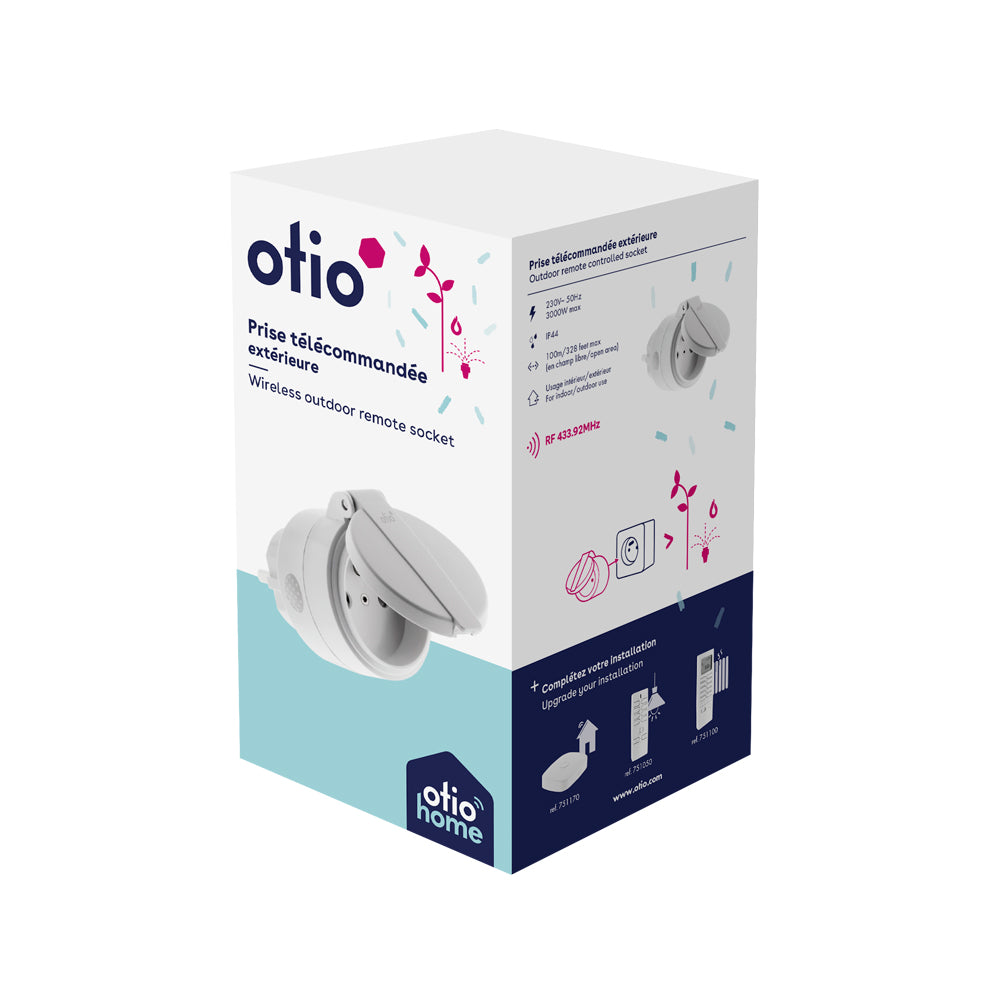 Prise extérieure + télécommande - Otio
