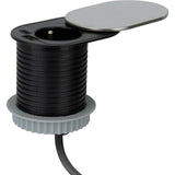 Bloc Gliss encastrable 16A + USB A+C Inox - Otio