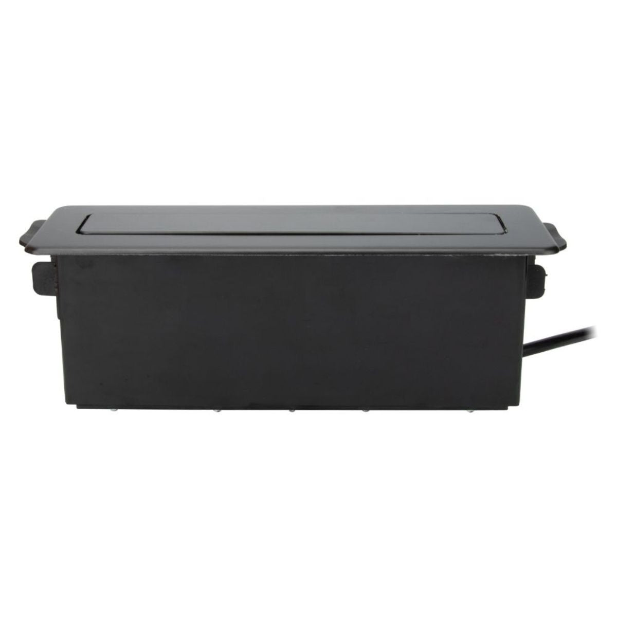 Multiprise rétractable 3 prises Schuko + 2 USB A+C - Noir - Zenitech