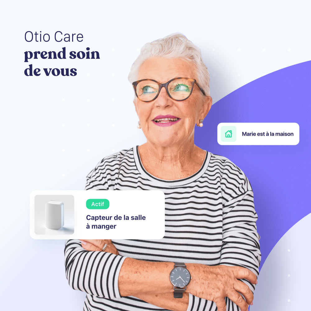 Otiocare : solution connectée d'aide à domicile et de télébienveillance pour les seniors - Pack Sérénité