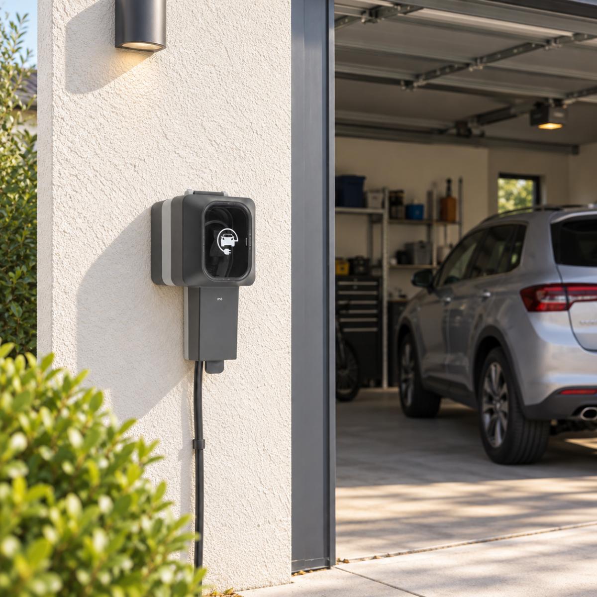 Prise renforcée Easy Charge 3,6 kW IP55 + interrupteur différentiel + disjoncteur - Protec