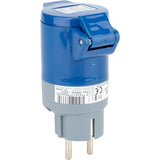 Adaptateur femelle CEE P17 vers mâle - caravane, camping cars - Protec