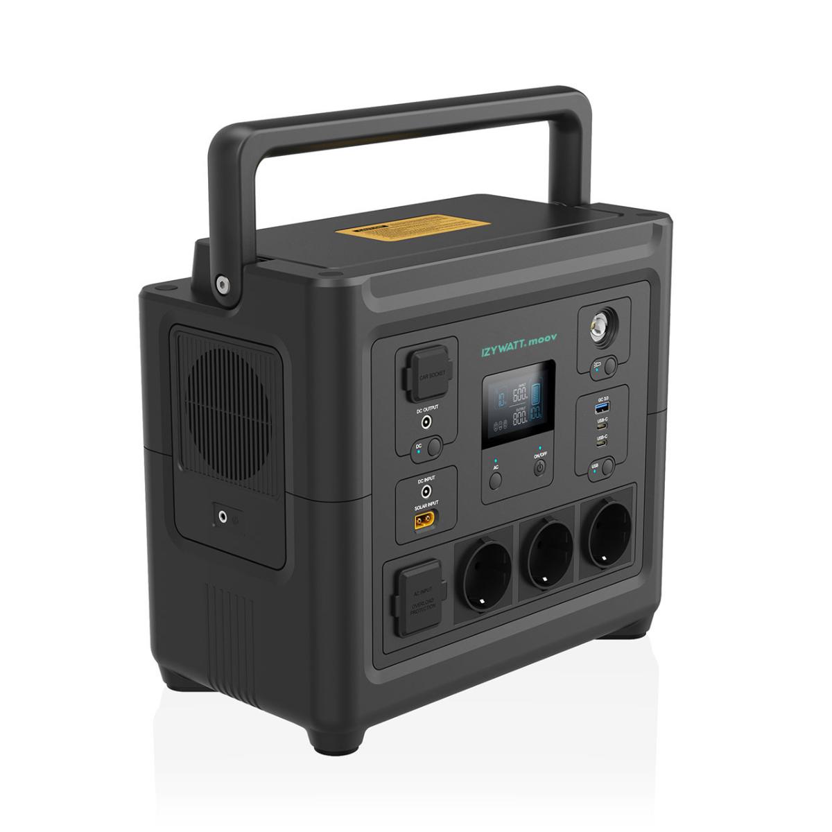 Station d'énergie nomade IZYWATT.moov - 835 Wh