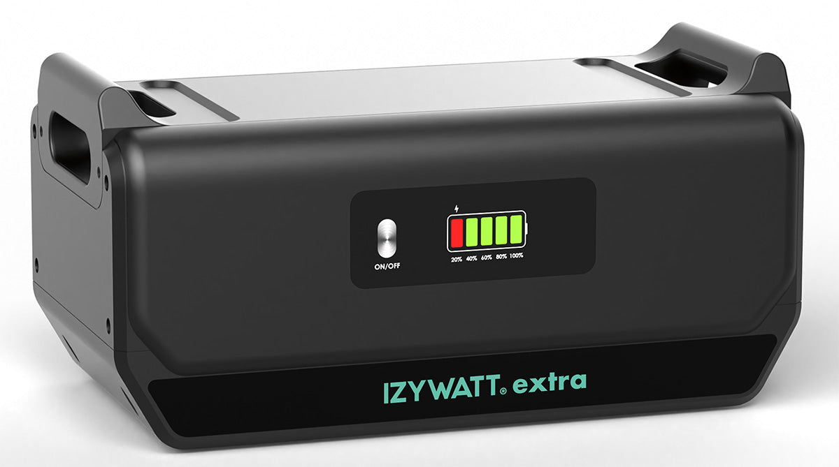 Batterie additionnelle IZYWATT.extra - 2048Wh pour station IZYWATT.eco