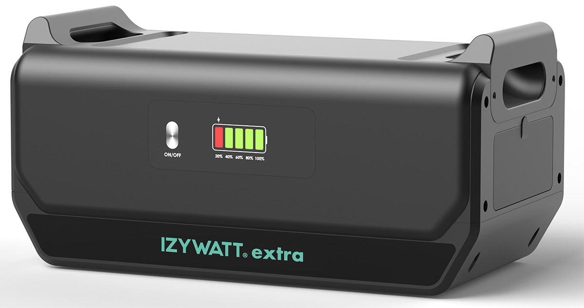 Batterie additionnelle IZYWATT.extra - 2048Wh pour station IZYWATT.eco