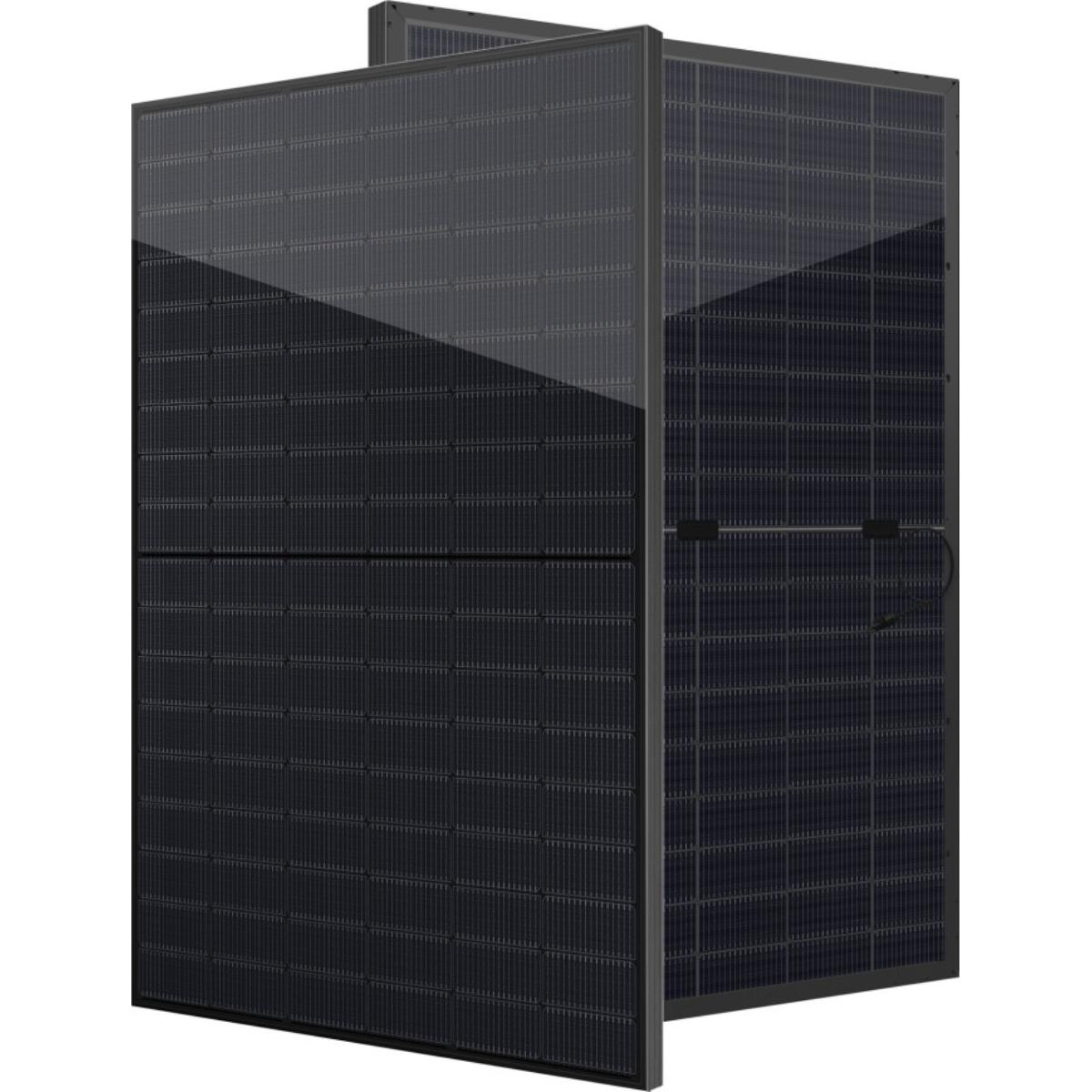 Panneau solaire bifacial 440W verre - All Black - Noir - ESTG