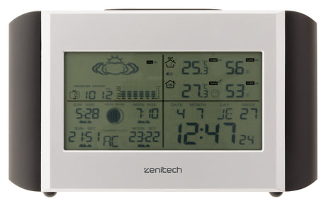 Station météo intérieure avec capteur extérieur sans fil - Zenitech