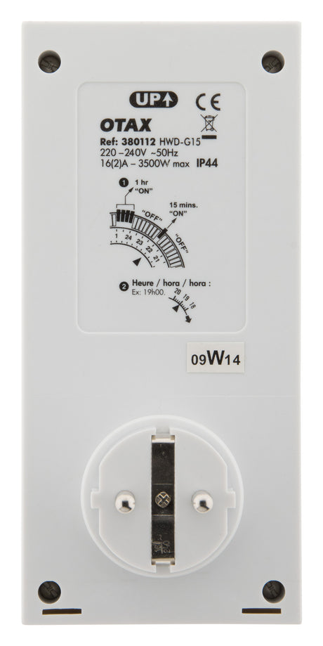 Programmateur extérieur Schuko IP44 48 programmes - Zenitech