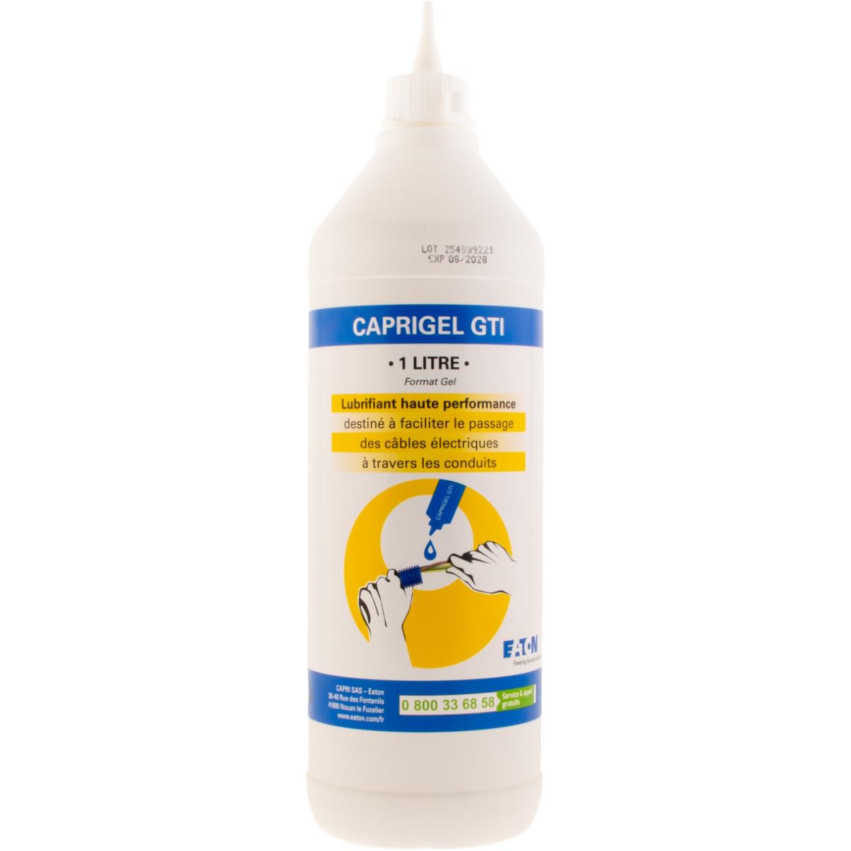 Lubrifiant pour gaines et conduits électriques 1L - Caprigel