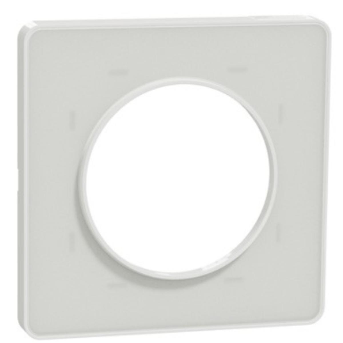 Plaque 1 poste horizontale/verticale - Odace Touch - Schneider
