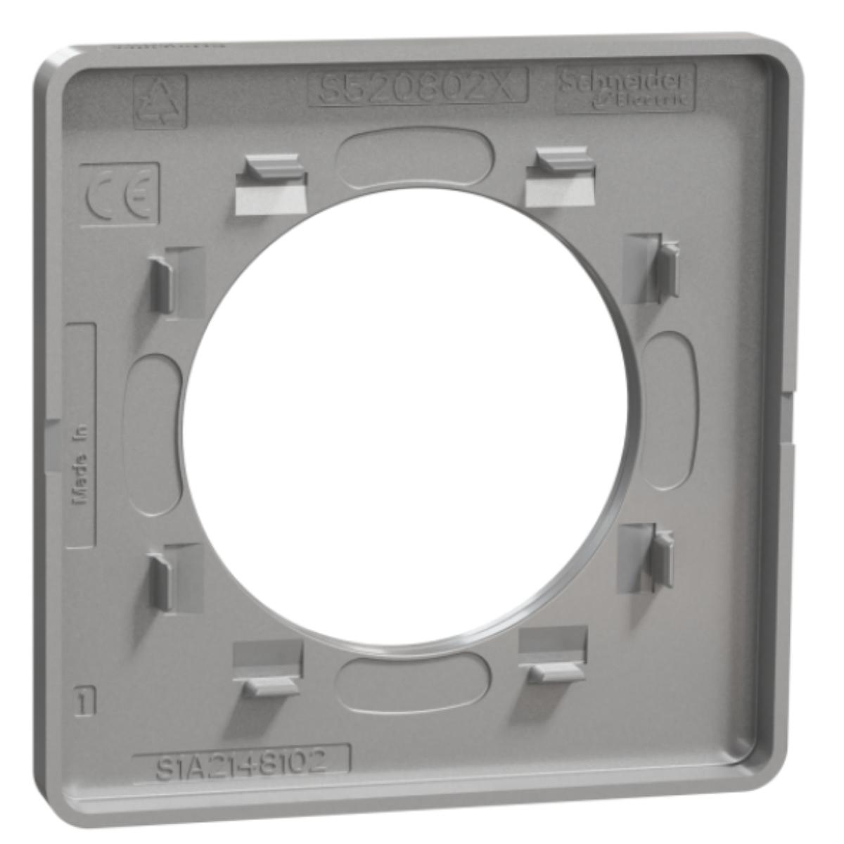 Plaque déco 1 poste - Odace Touch - Schneider