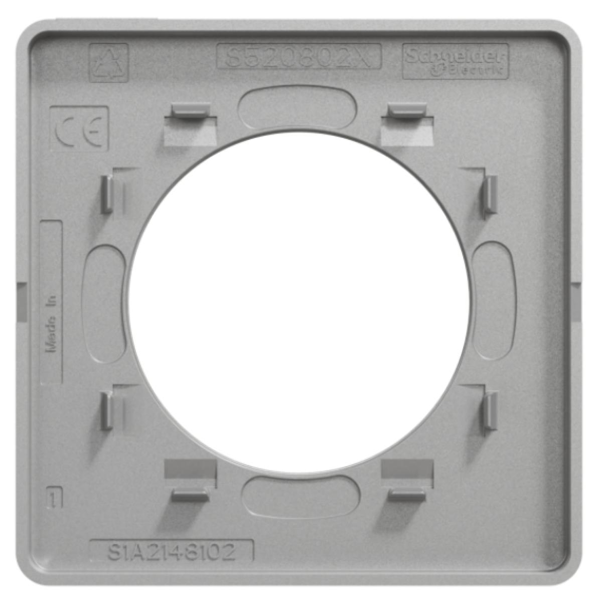 Plaque déco 1 poste - Odace Touch - Schneider