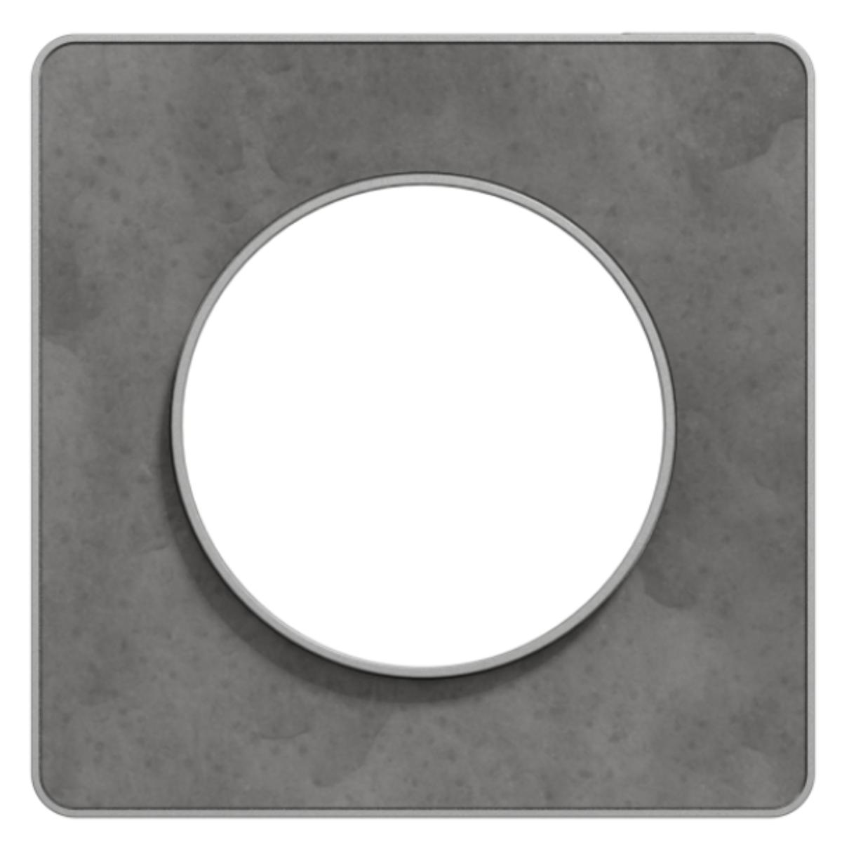 Plaque déco 1 poste - Odace Touch - Schneider