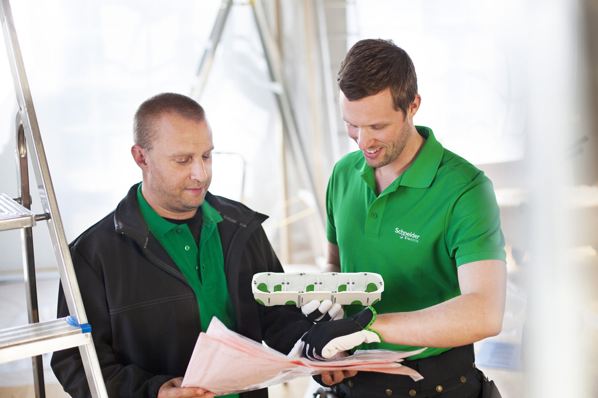 Boîte encastrement étanche 3 postes Ø39mm - Multifix Air - Schneider