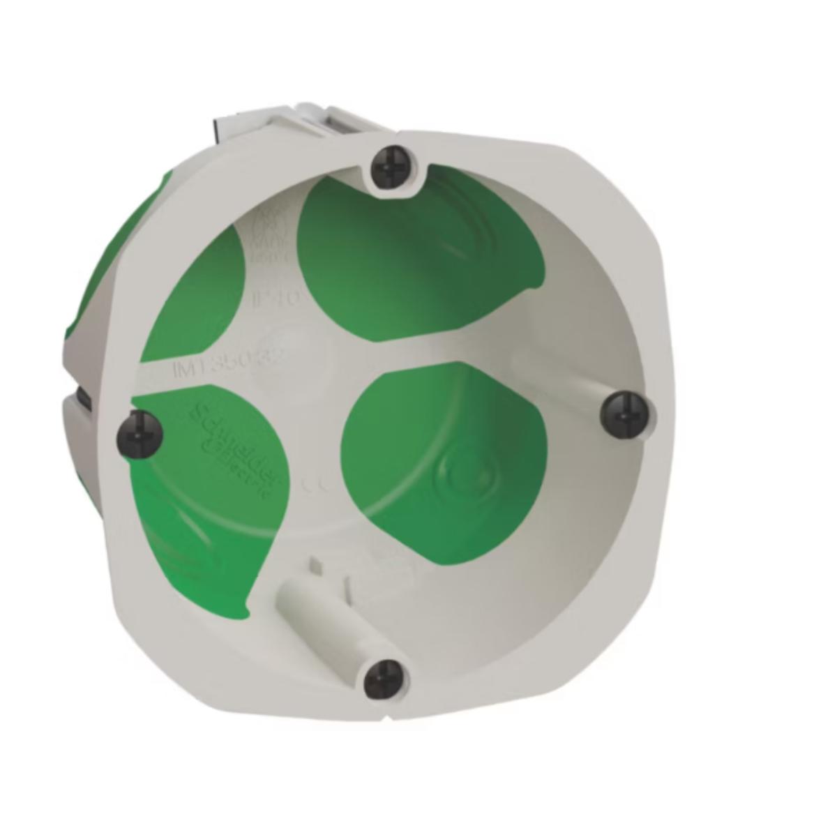 Boîte étanche Ø67mm prof. 47mm 1 poste - Multifix Air - Schneider