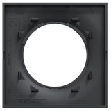 Plaque 1 poste anthracite horizontale/Verticale - Odace Styl - Schneider