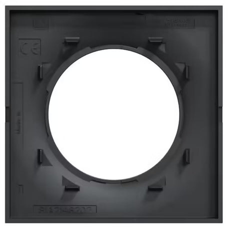 Plaque 1 poste anthracite horizontale/Verticale - Odace Styl - Schneider