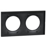 Plaque 2 postes H/V entraxe 71 mm - Odace - Schneider