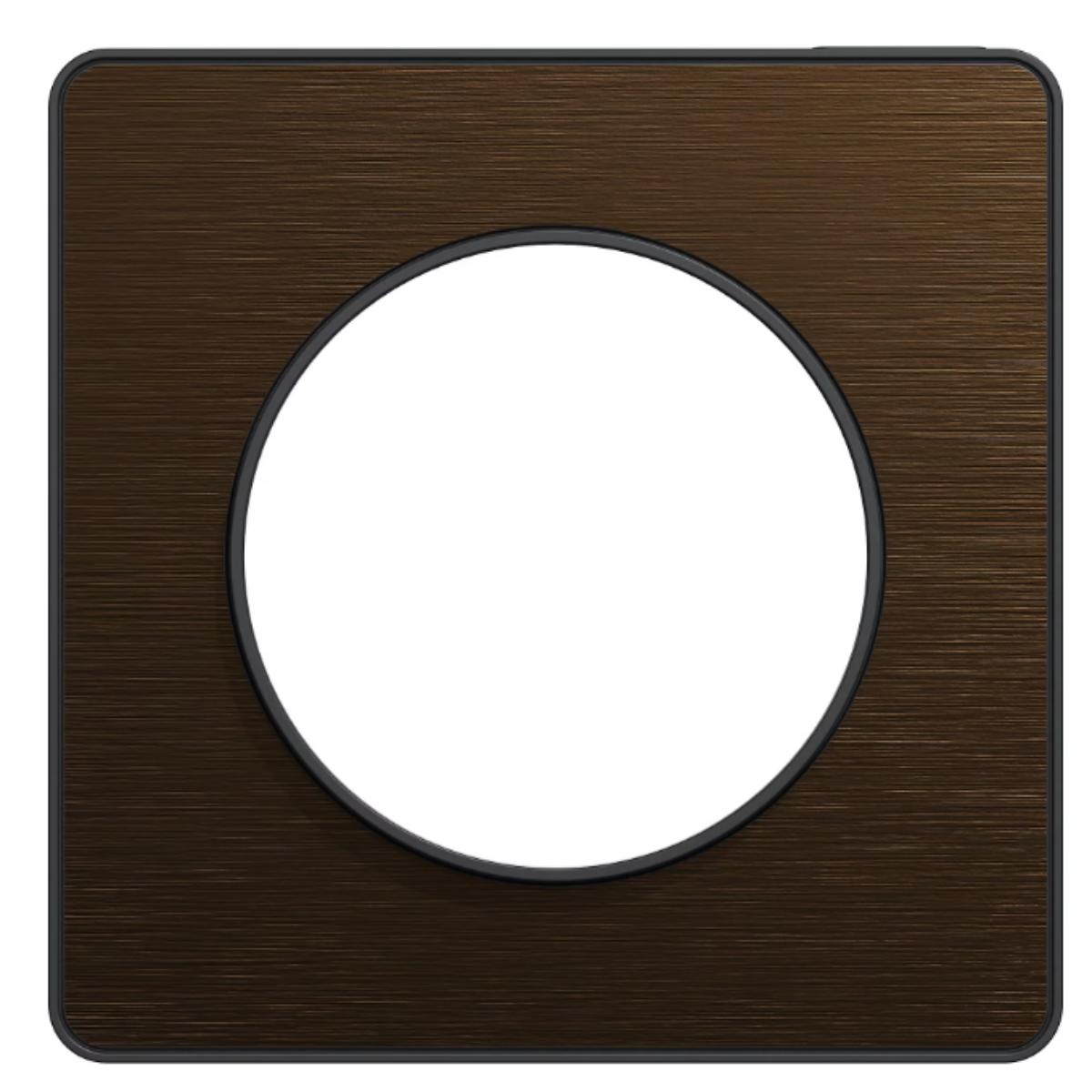 Plaque 1 poste - Odace Touch - Schneider