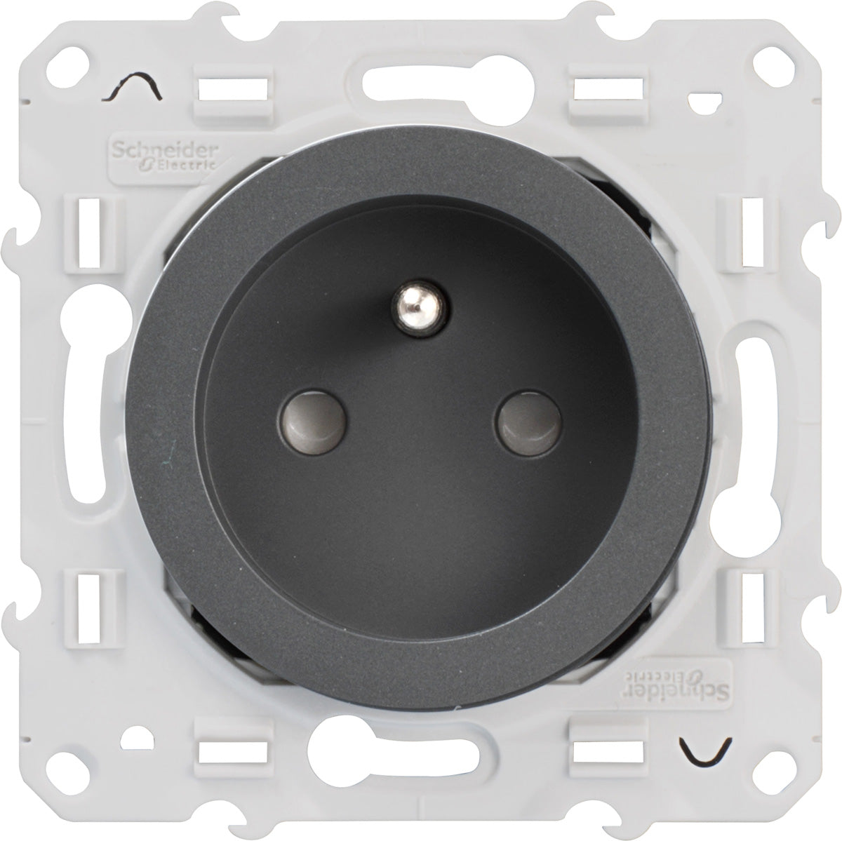 Prise de courant 2P+T à vis - Odace - Schneider