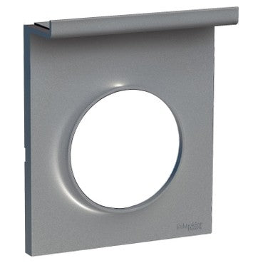 Plaque de finition 1P + support téléphone - Odace - Schneider