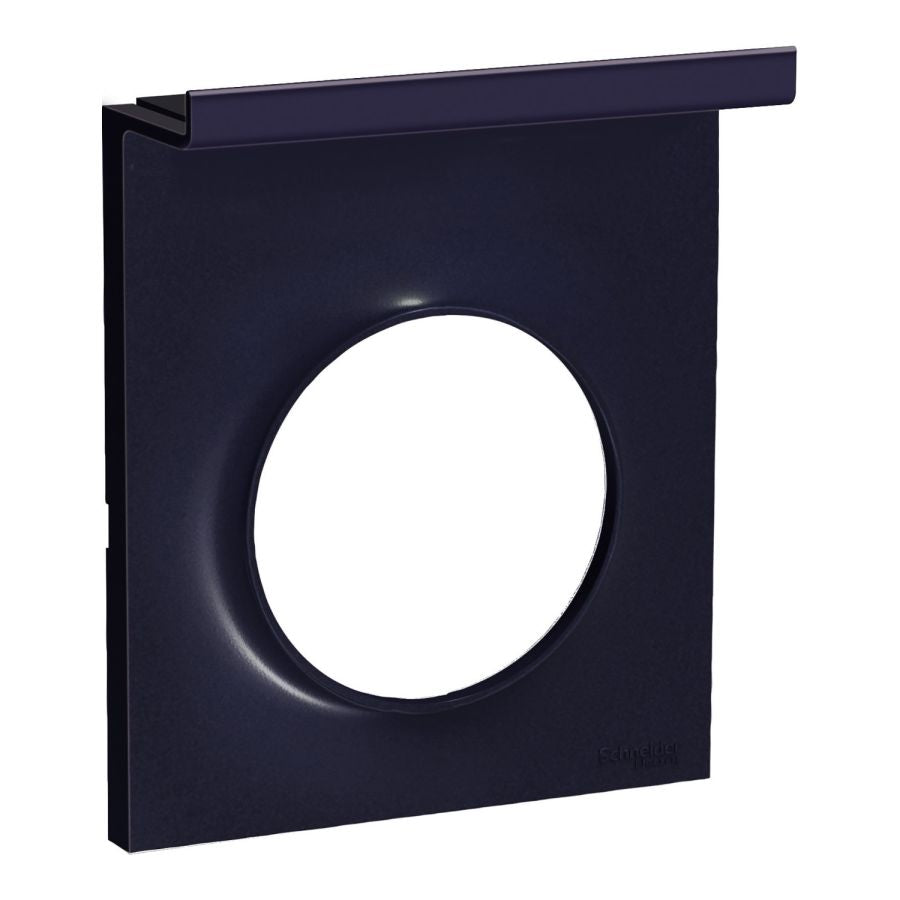 Plaque de finition 1P + support téléphone - Odace - Schneider