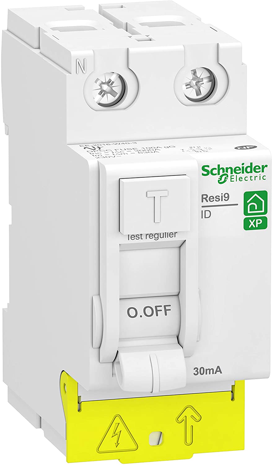 Interrupteur différentiel peignable à vis - (Type AC - 63A) Gamme XP - Schneider