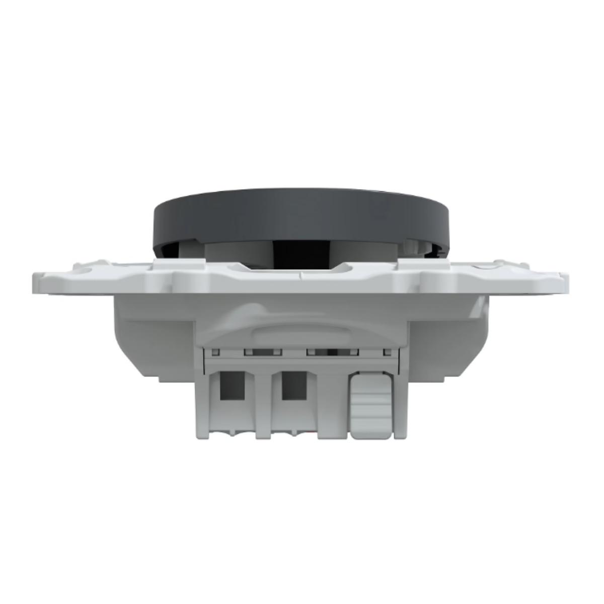 Interrupteur va-et-vient lumineux 10AX anthracite - Ovalis - Schneider