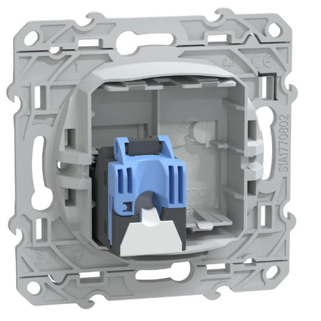 Prise RJ45 cat 6 blindée auto Blanc - Ovalis - Schneider