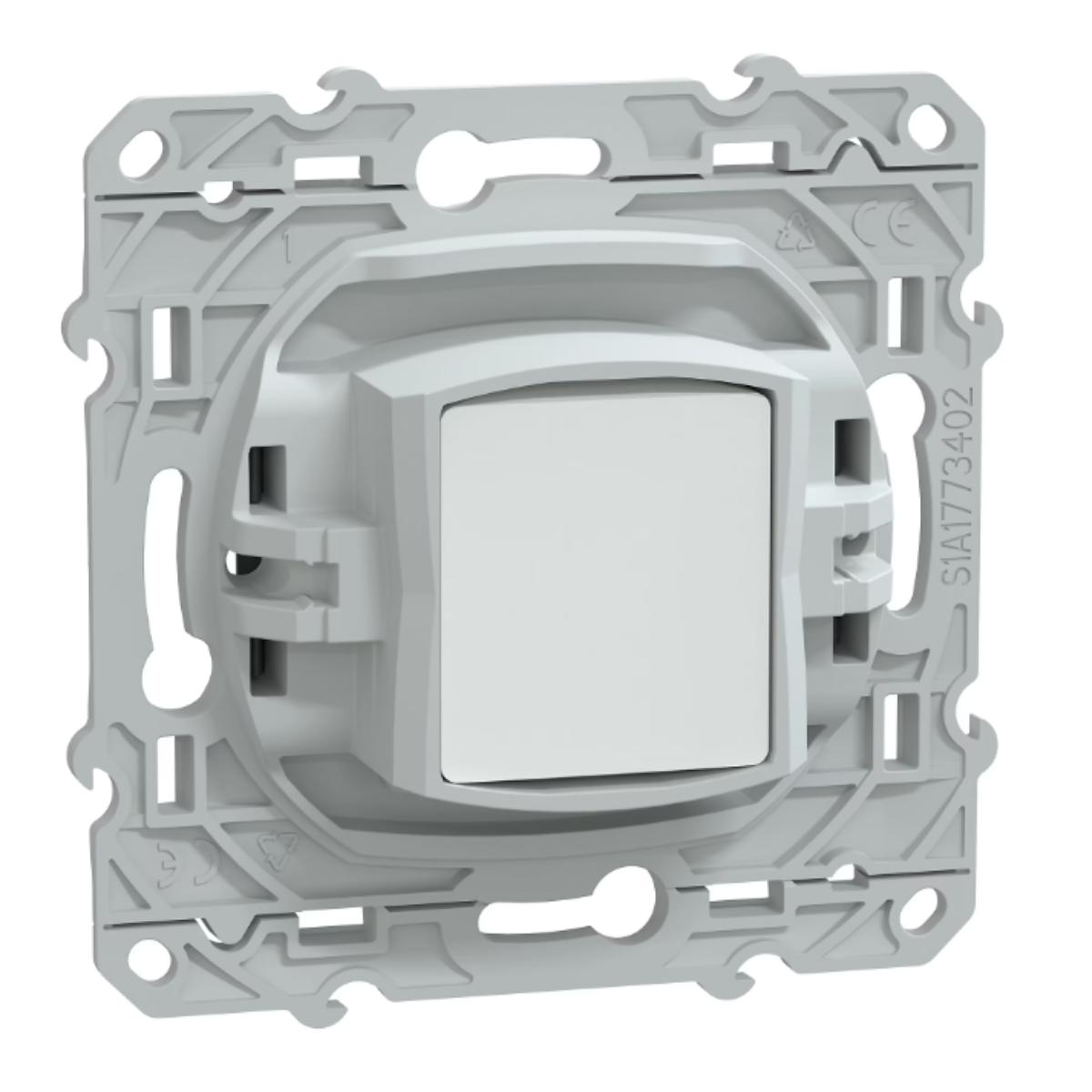 Prise TV simple encastrée Ovalis - Schneider