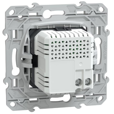 Double chargeur USB A+C 12W anthracite encastré - Ovalis - Schneider