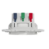 Prise affleurante 2P+T 16A bornes auto - Ovalis - Schneider