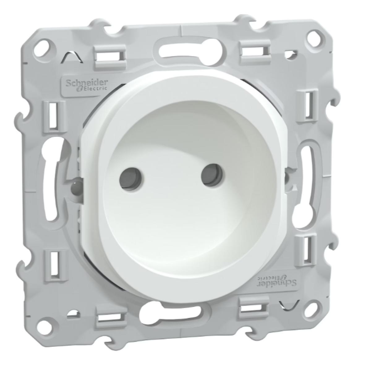 Prise à puits 2P 16A bornes vis - Ovalis - Schneider