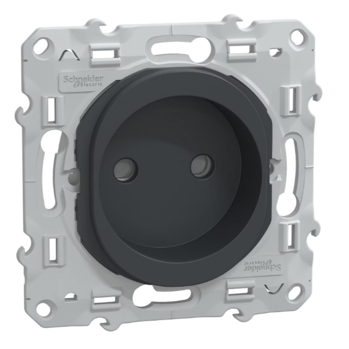 Prise à puits 2P 16A bornes vis - Ovalis - Schneider