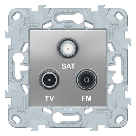 Prise TV/SAT/FM 1 entrée - Unica - Schneider