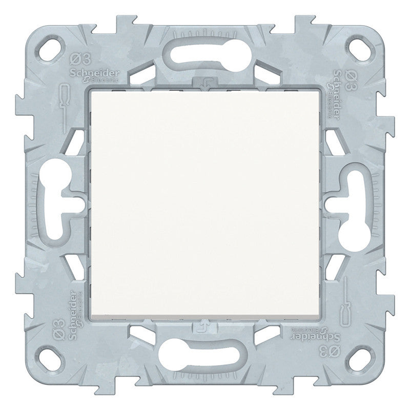 Bouton poussoir 10A connexion rapide - Unica - Schneider