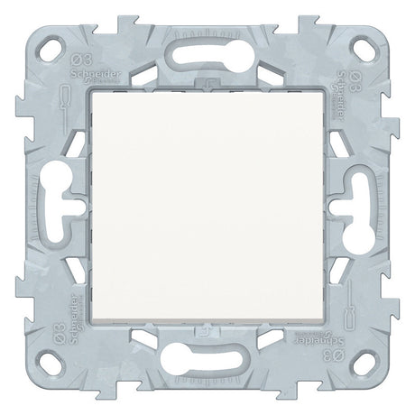 Bouton poussoir 10A connexion rapide - Unica - Schneider
