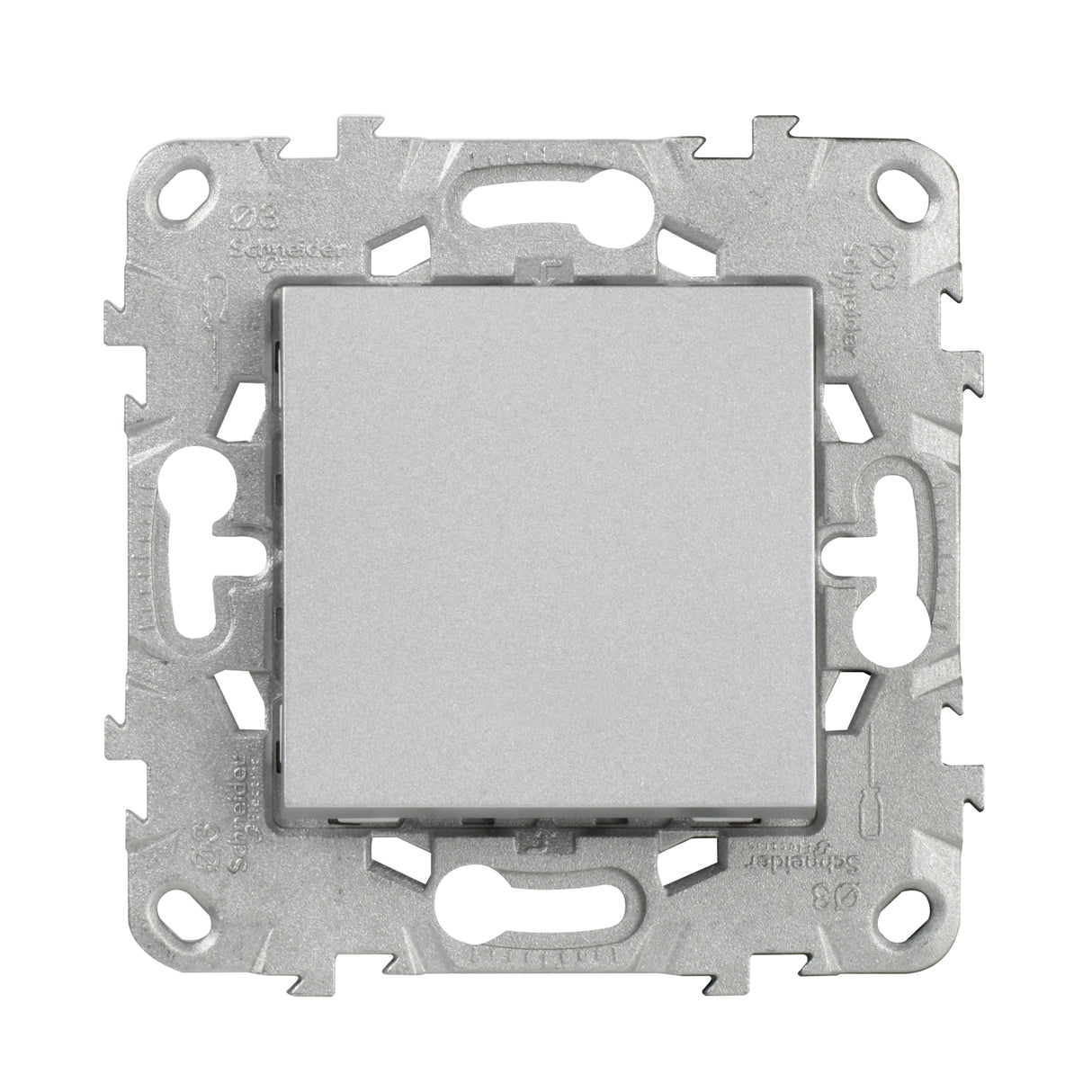 Bouton poussoir 10A connexion rapide - Unica - Schneider