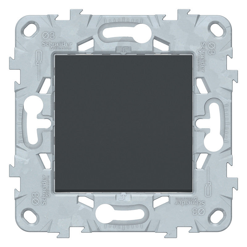 Bouton poussoir 10A connexion rapide - Unica - Schneider