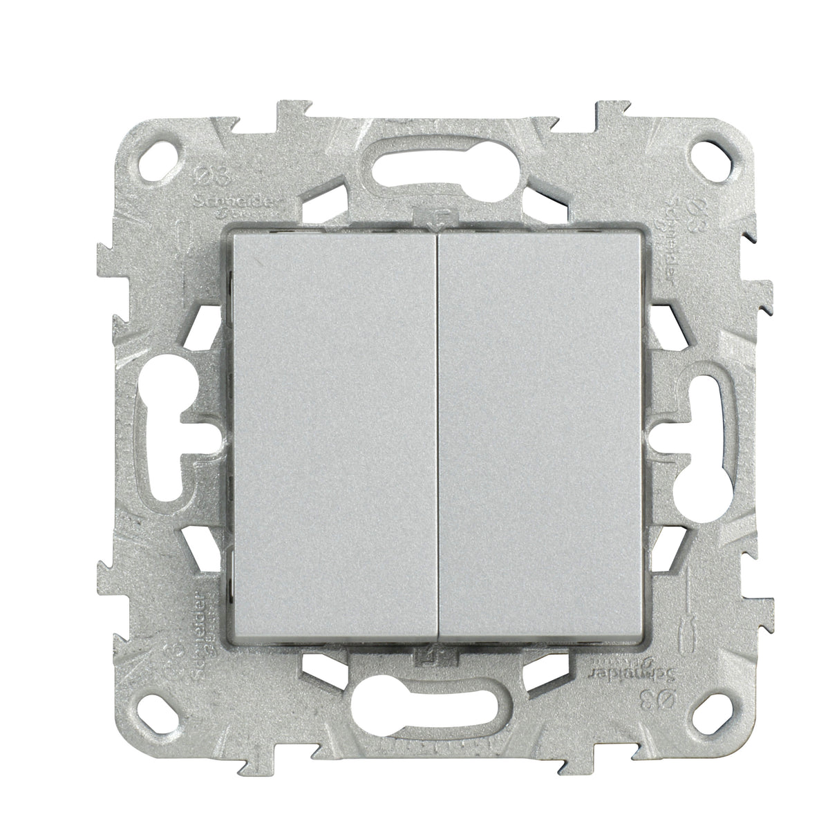 Double interrupteur va et vient 10A - Unica - Schneider