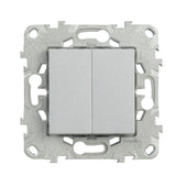 Double interrupteur va et vient 10A - Unica - Schneider