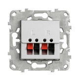 Prise haut-parleurs 2 sorties - Unica - Schneider