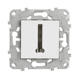 Prise téléphone en T simple - Unica - Schneider