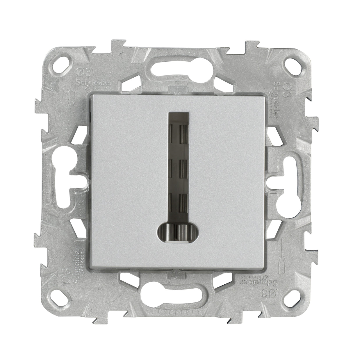 Prise téléphone en T simple - Unica - Schneider